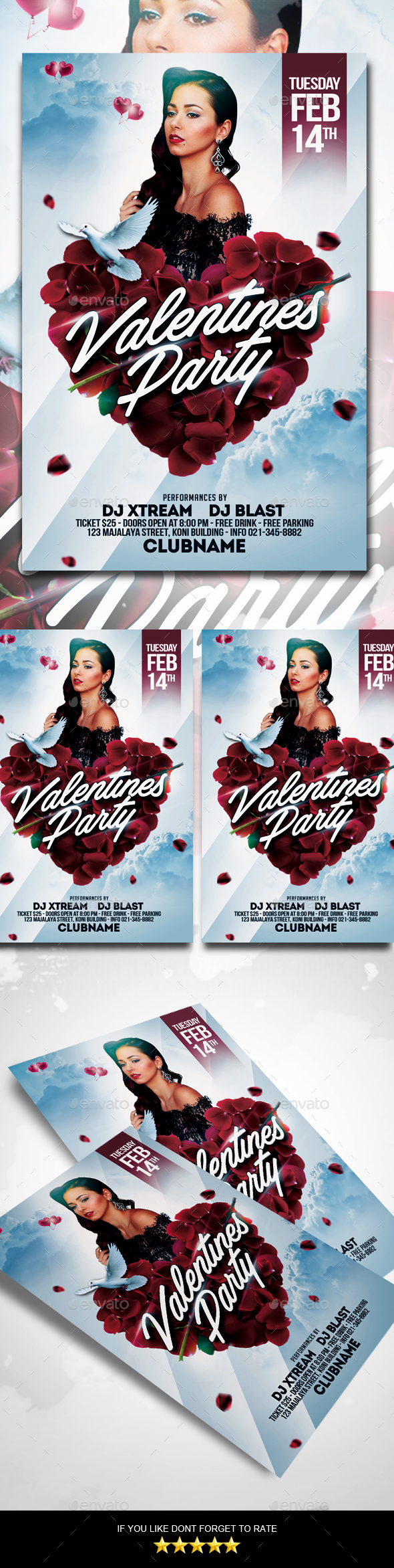 Valentines Party Flyer