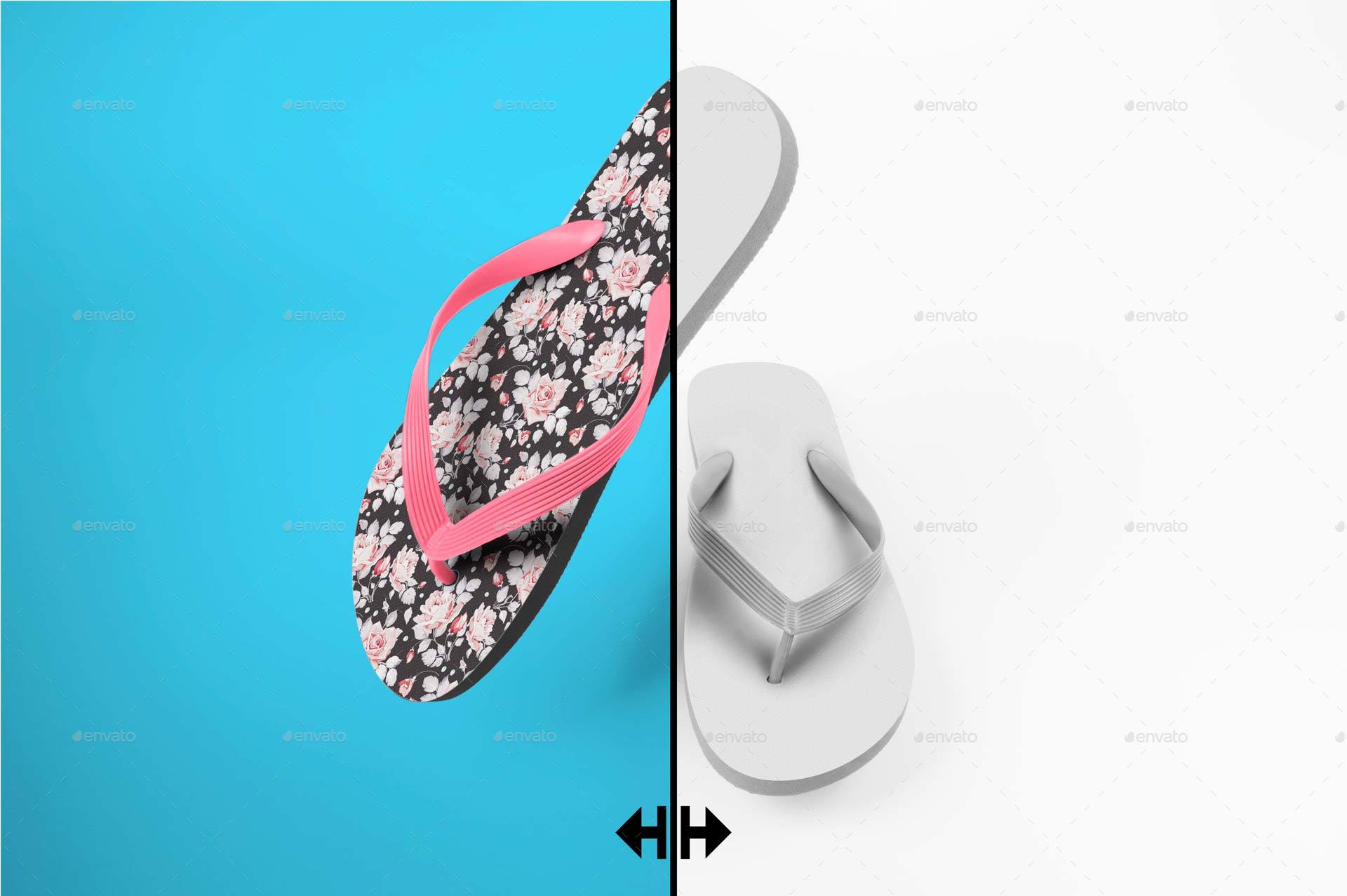 Download FlipFlops Mockup by TeddyGraphics | GraphicRiver