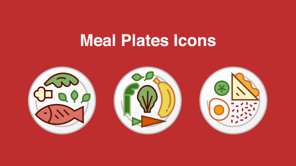 Meal Plates Icons