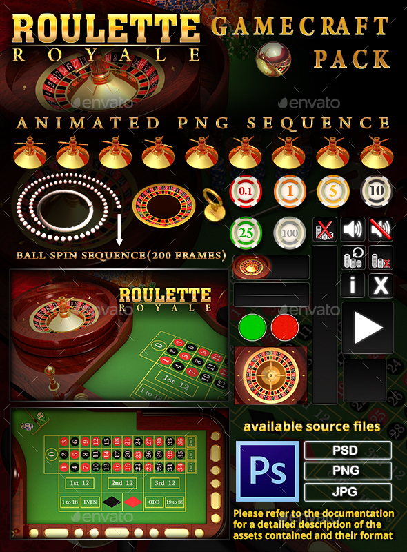 Roulette Royale Game Assets - Game Kits Game Assets