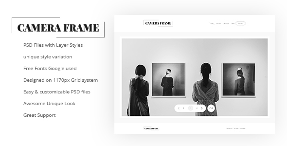 Camera Frame PSD - ThemeForest 19302413