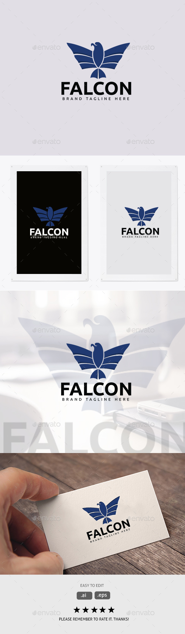 Falcon - Animals Logo Templates