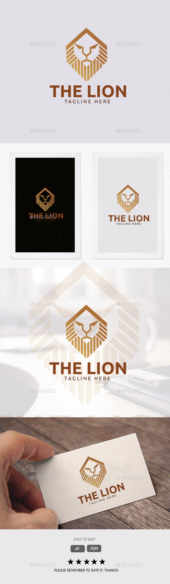 The Lion - Animals Logo Templates