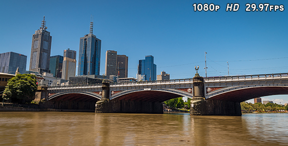 Melbourne City River Bridge 2