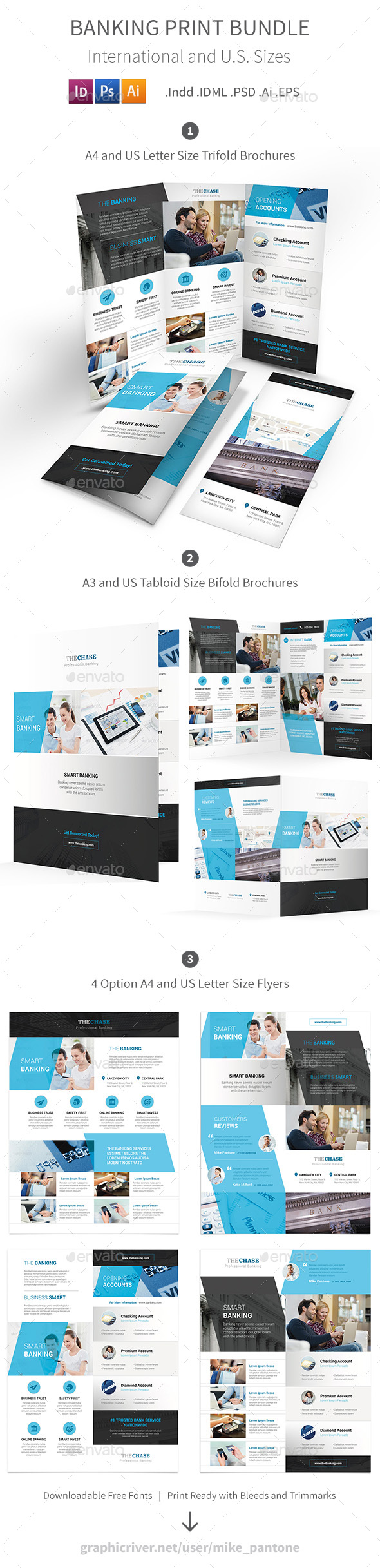 Banking Print Bundle - Corporate Brochures