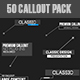 Callout Pack - VideoHive Item for Sale