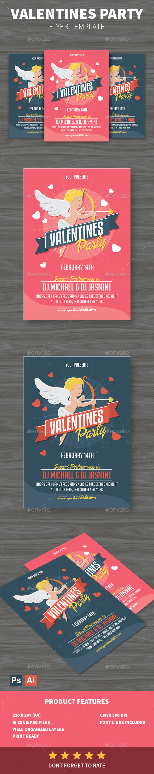 Valentines Party Flyer