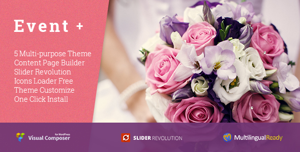 Event + Wedding, Event, Wedding Agency - Wedding WordPress