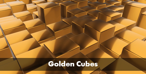 Golden Cubes 4K alt