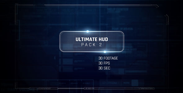 30 Footage HUD Pack/ Dron Ui Future Space/ Cyber Screens/ Iron Man Interface/ Sci-fi Technology Tool