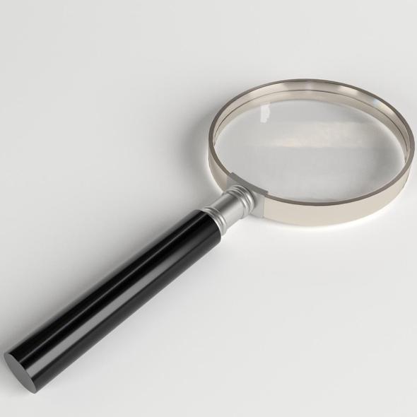 Magnifying Glass - 3DOcean Item for Sale