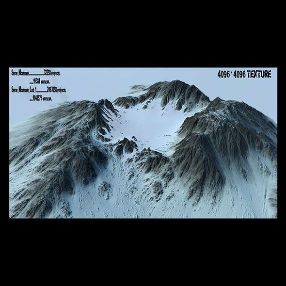 snow volcano - 3Docean 19341164