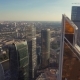 Business Center Moscow City, Aerial Photography on the Drone - VideoHive Item for Sale