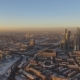 Business Center Moscow City, Aerial Winter - VideoHive Item for Sale