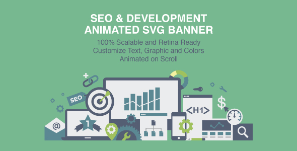 Download Animated SVG Banner SEO & Development by sawathana19 ...