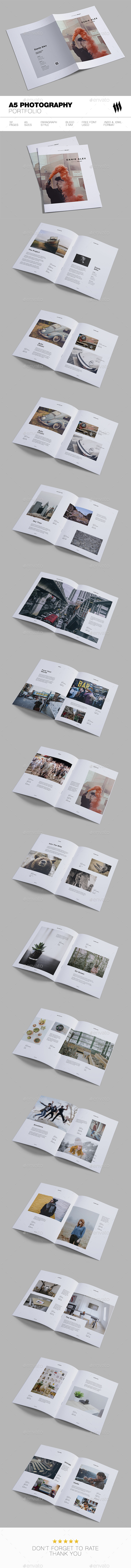 A5 Photographer Portfolio - Portfolio Brochures