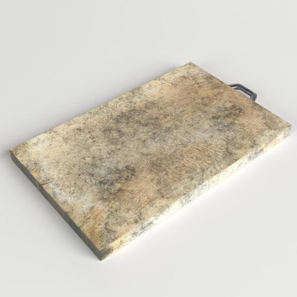 Wooden Cutting Board - 3DOcean Item for Sale