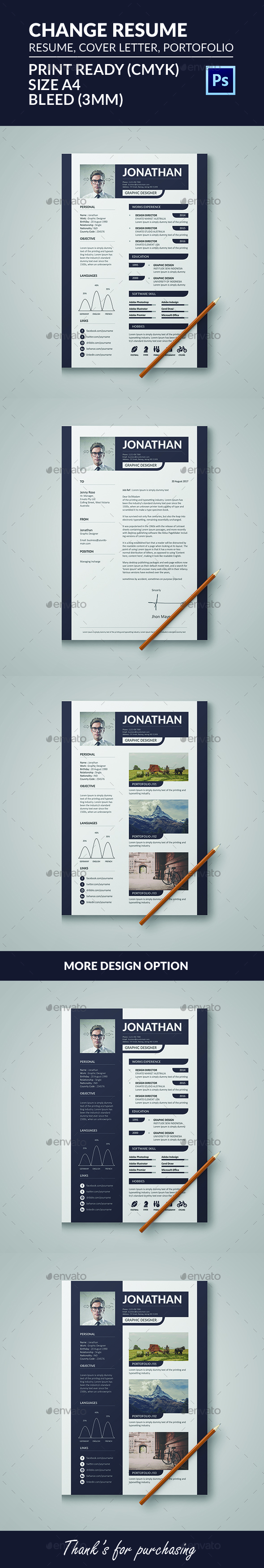 Change Resume Template