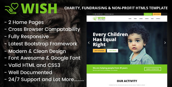 Wish - Charity - ThemeForest 19295978