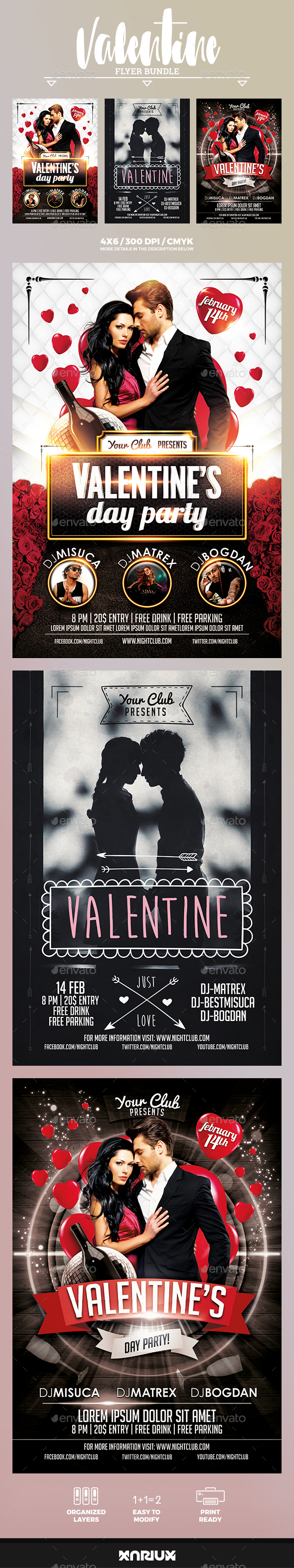 Valentine Flyer Bundle