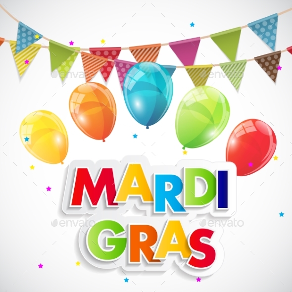 Mardi Gras Party Holiday Poster Background - Backgrounds Decorative