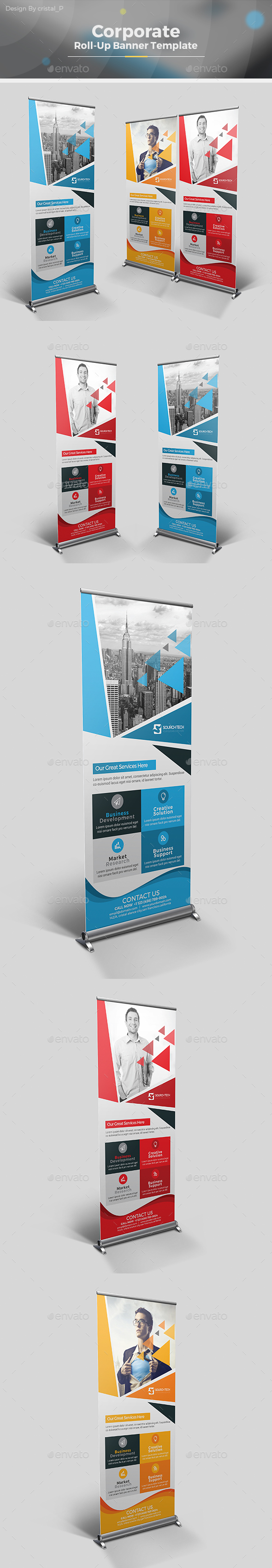 Corporate Roll-up Banner - Signage Print Templates