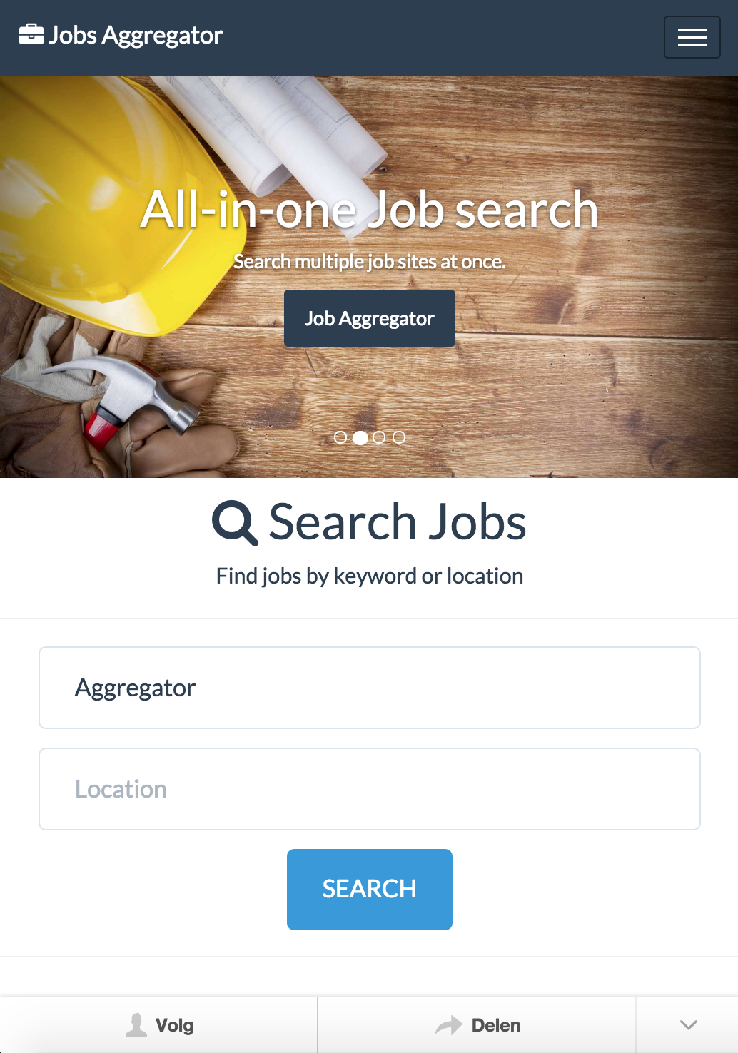 Instant Job Search Engine Aggregator by vidal CodeCanyon