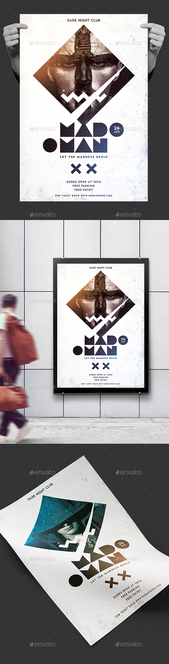 Minimal Guest Dj Party Poster/ Flyer - Clubs & Parties Events