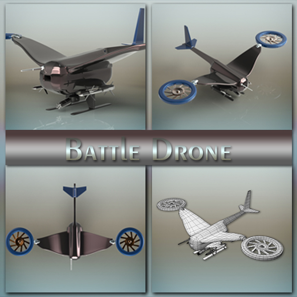 Battle Drone - 3Docean 19350710