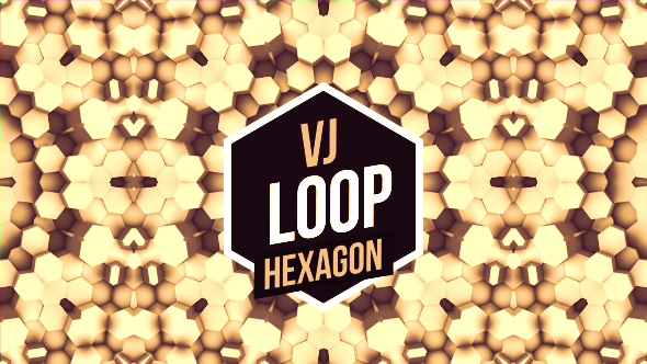 Gold Hexagons Dj Loop