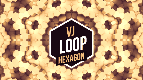 Gold Hexagons Dj Loop 1