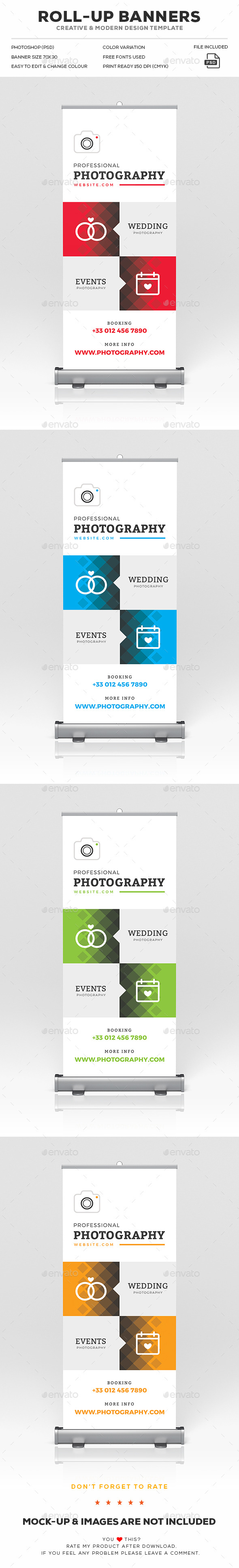 Roll-Up Banner - Signage Print Templates