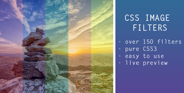 CSS Image Filters - CodeCanyon 19354339