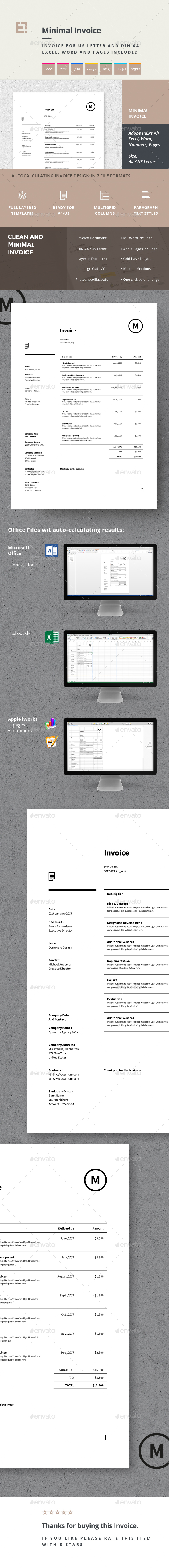 Invoice - Proposals & Invoices Stationery