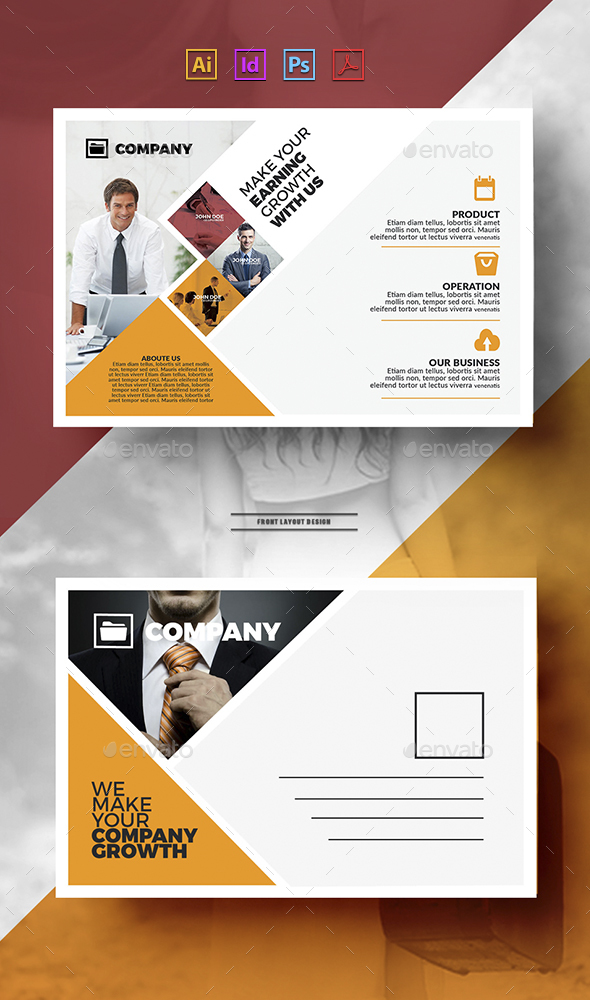 Postcard - Cards & Invites Print Templates