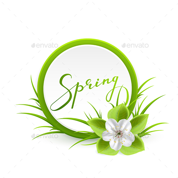 Spring Card with Flower - Seasons Nature