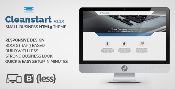 Good Small Business HTML Theme - CLEANSTART