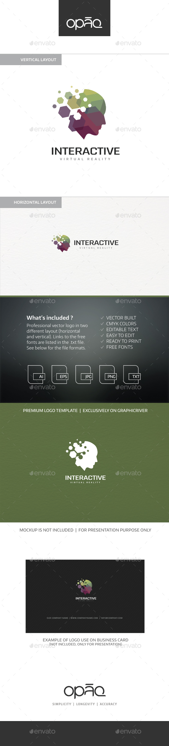 Interactive Human Logo - Humans Logo Templates