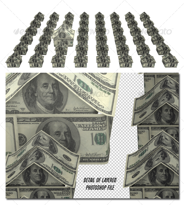 Money neighborhood - Objects 3D Renders