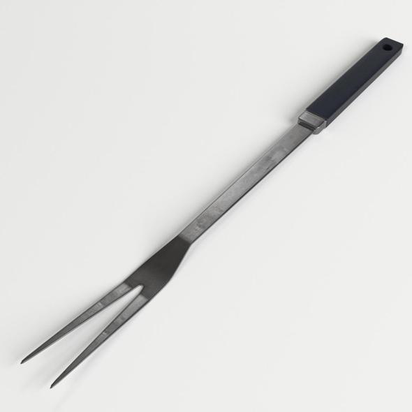Carving Fork - 3DOcean Item for Sale