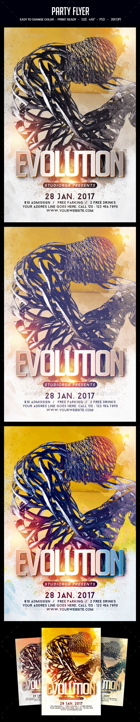 Party Flyer - Clubs & Parties Events