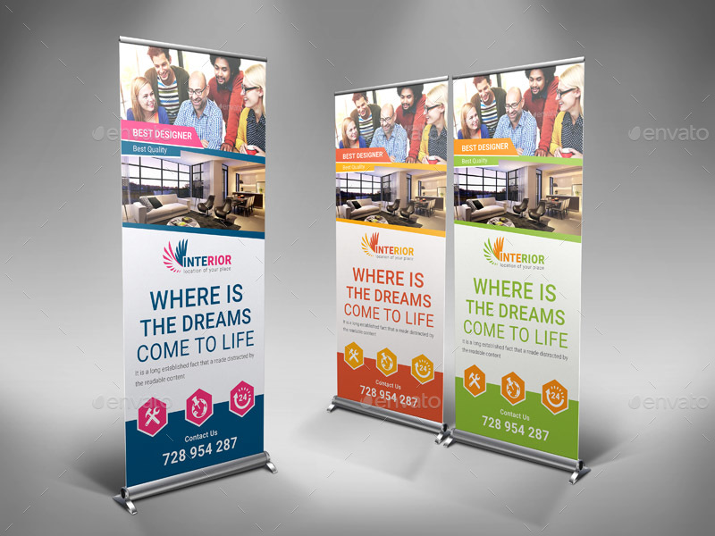 Roll-Up Banner | Volume 2, Print Templates | GraphicRiver