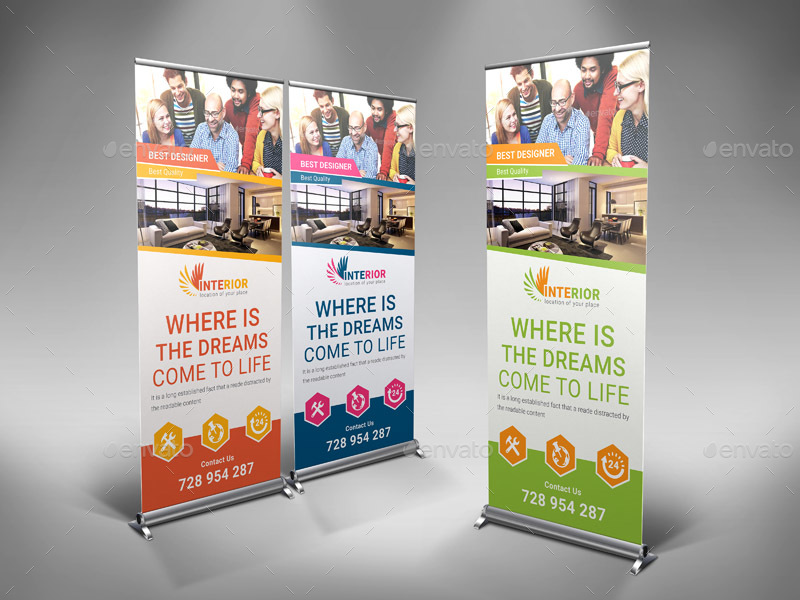 Roll-Up Banner | Volume 2, Print Templates | GraphicRiver