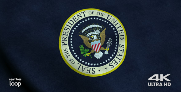 Seal Of The President Of The US 4K