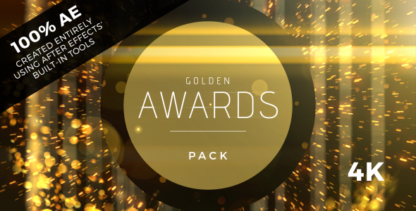 Golden Awards Event Pack After Effects Project Files VideoHive
