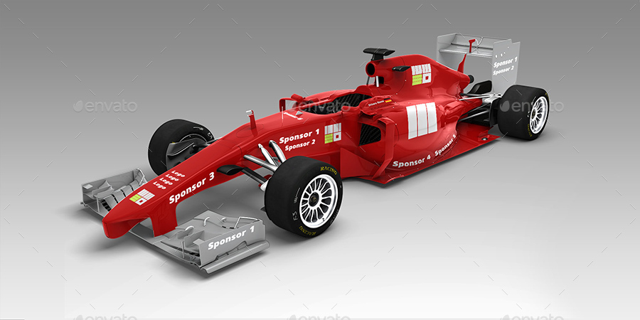 Download Generic F1 Car Mock Up by MW3D | GraphicRiver