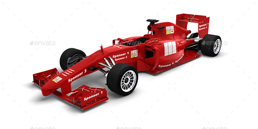 Download Generic F1 Car Mock Up by MW3D | GraphicRiver