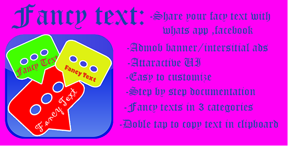 Fancy Texts For Status - CodeCanyon Item for Sale