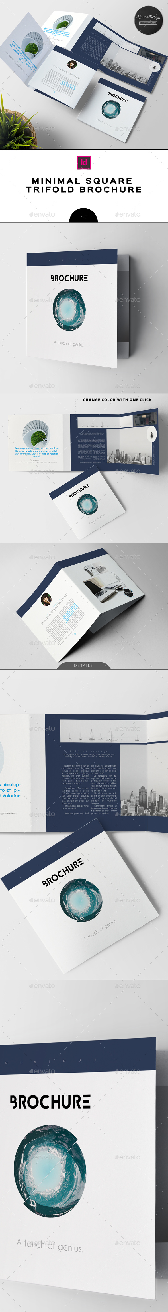 Minimal Square Brochure - Informational Brochures