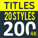 Titles Different Styles - VideoHive Item for Sale